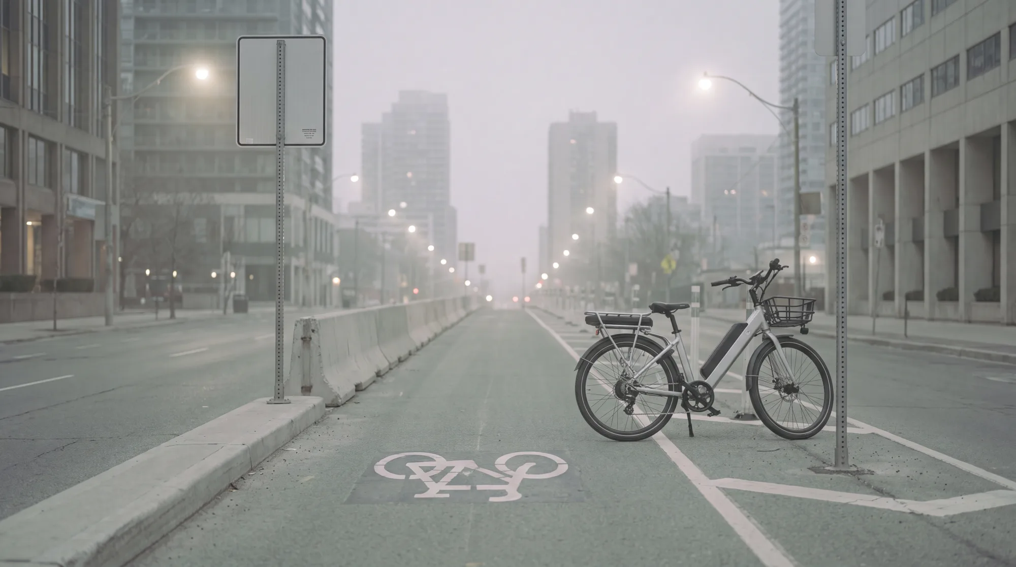 A map of Canada with cyclists