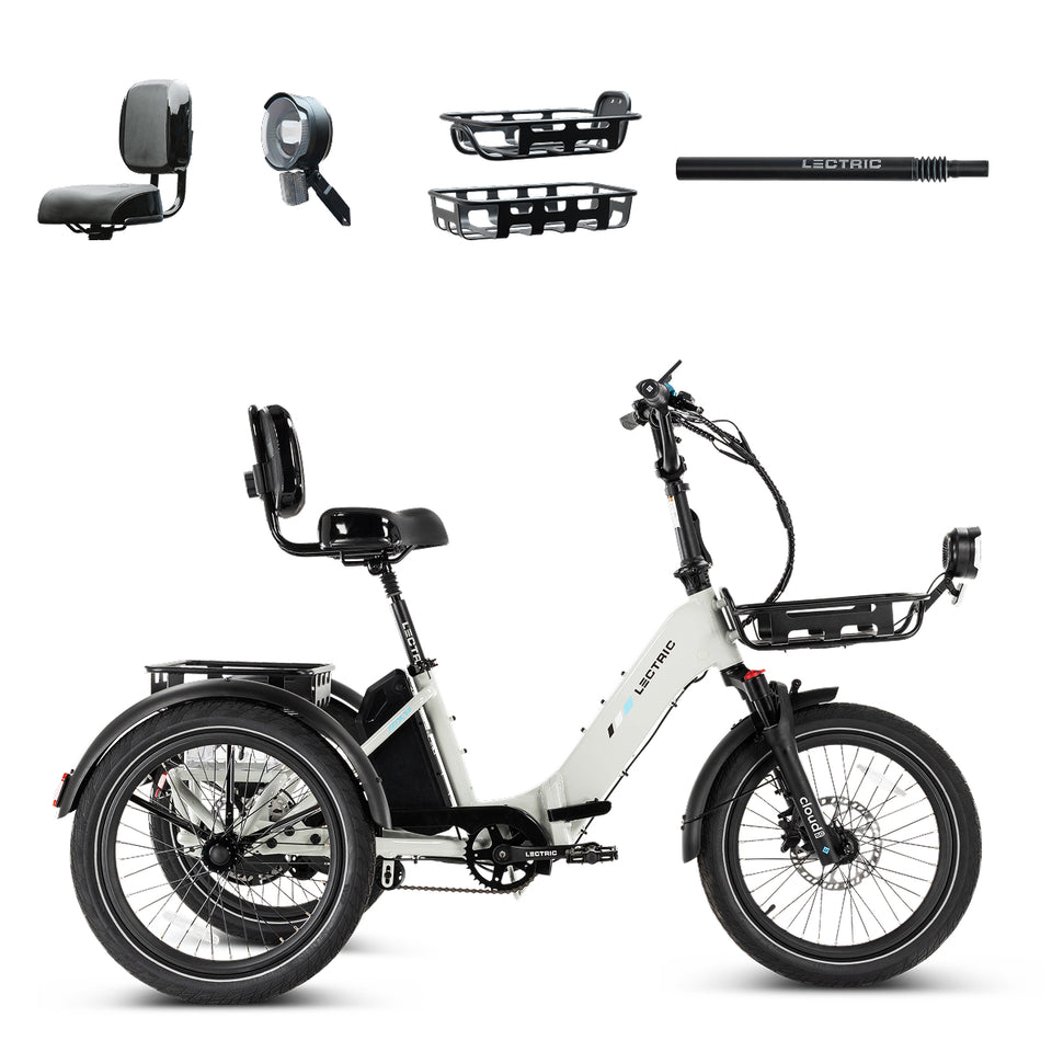 Lectric eBikes XP Trike2 750 Stratus White - Special Offer