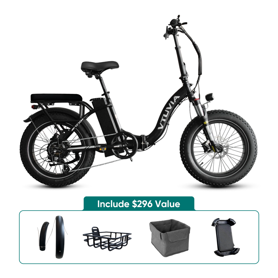 Vtuvia VTUVIA SF20H Folding Ebike Black
