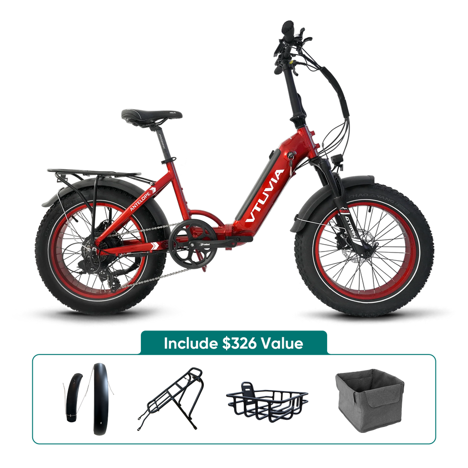 Vtuvia VTUVIA SX20 Antelope Ebike Red